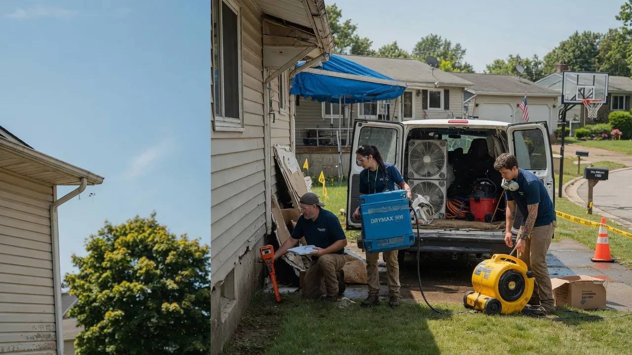 Ceiling Leak Cleanup in Caro, MI near me